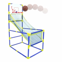 Set cos de baschet pentru copii cu minge si pomta, Gizmo, 55639